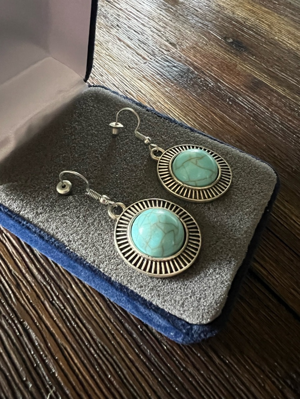 Turquoise Earrings - Picture 2 of 3